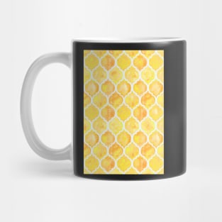 Yellow Aesthetic Tessellation Pattern Mug